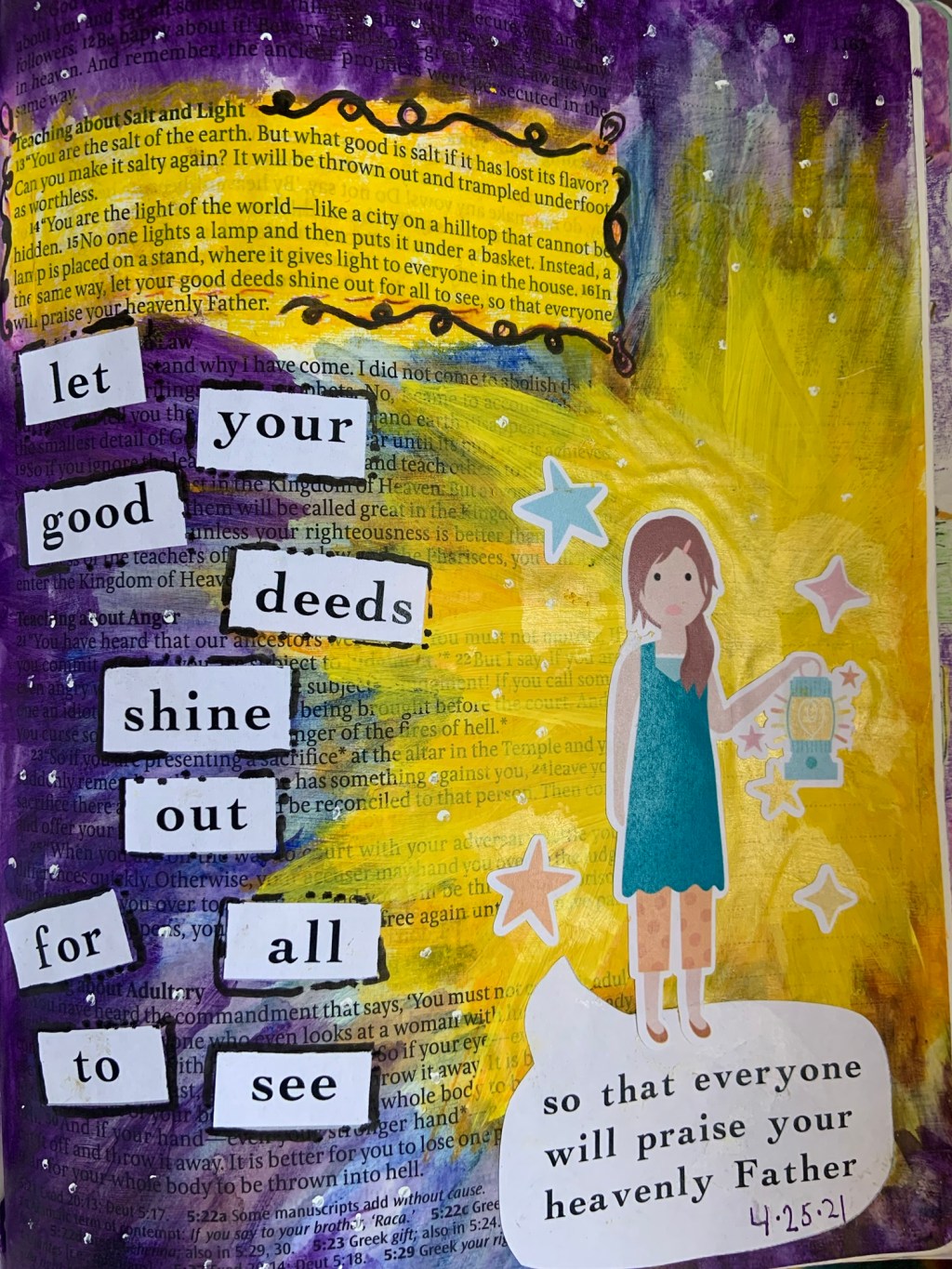 Praying over a friend’s Bible and  the Latchkey&nbsp;Kid